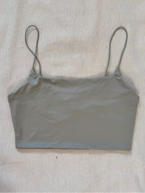 Grey Crop Cami